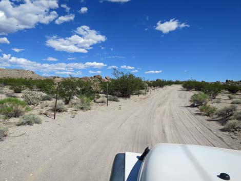 Ash Springs Rock Art Site Road