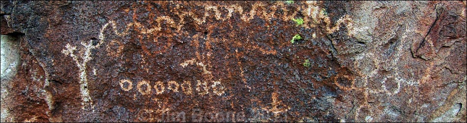 Rock Art at Mt. Irish Archeological Area