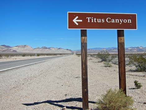 Titus Canyon Road