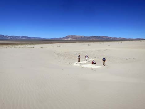 Desert Dry Lake Dunes