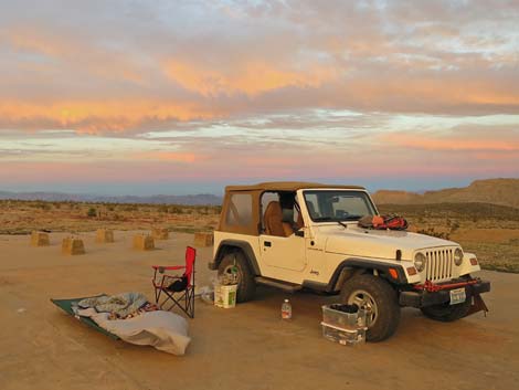 Gold Butte Mill Campsite