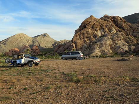 Whitney Pocket Campsite #5 (view E from Arizona Road)