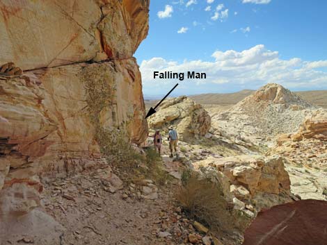 Falling Man Rock Art Site