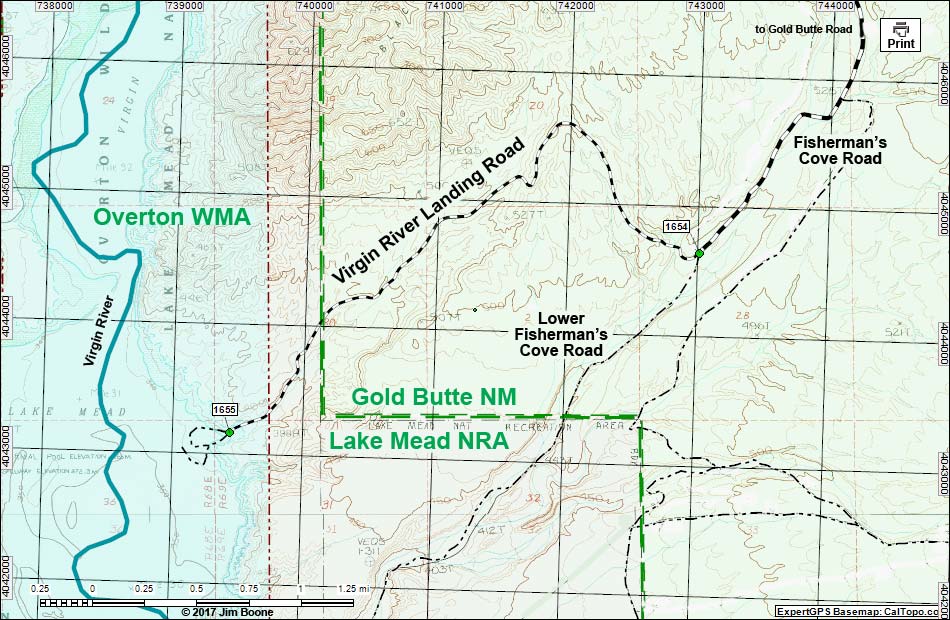 Virgin River Landing Road Map