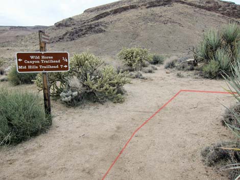 Hole-in-the-Wall to Mid Hills Trail