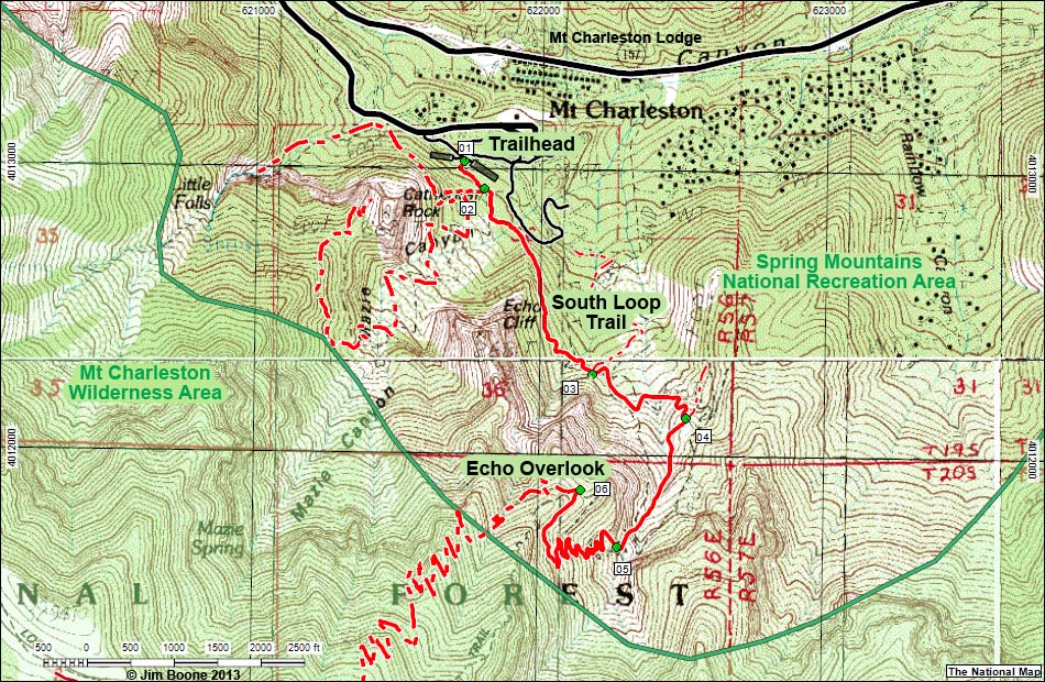 Echo Overlook Map