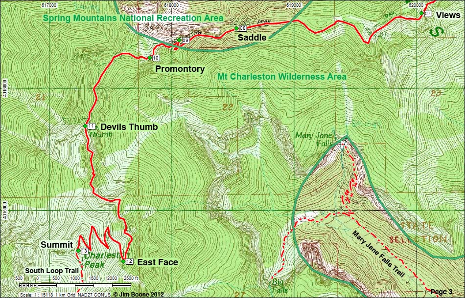 North Loop Trail Map