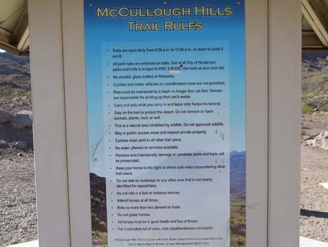 McCullough Hills Trailhead