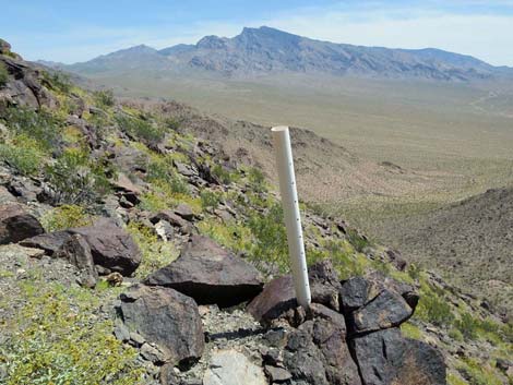 Hollow-pipe mining-claim markers